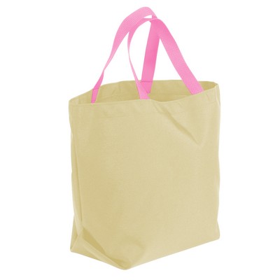 USA & Union Made 600D Poly Convention Expo Tote Bag (16"x16"x5")