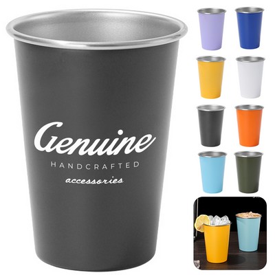 16oz Stainless Steel Stadium Cup