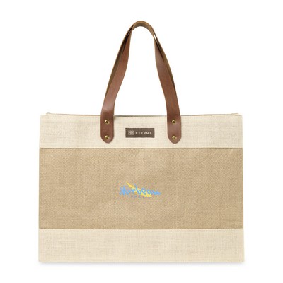 Out of the Woods® Jute Market Tote - Natural