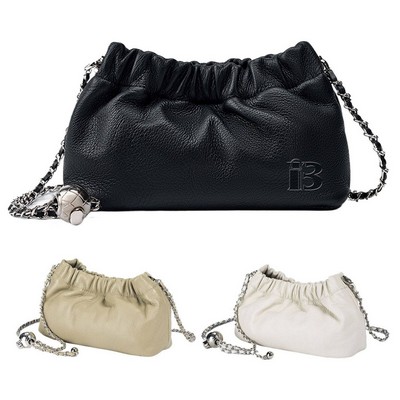 Compact Adjustable Genuine leather Women Crossbody Bag