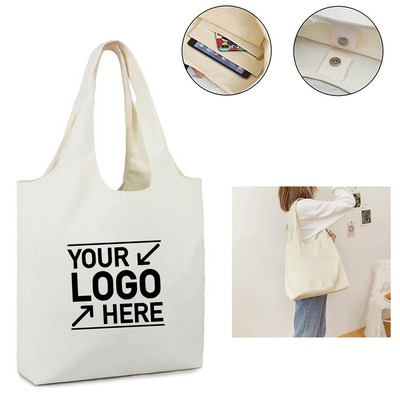 Canvas Tote Bags with Inner Pocket