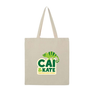 12 oz. Canvas Promotional Natural Tote Bag