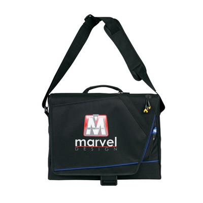 Subtle Trim Laptop Messenger Brief