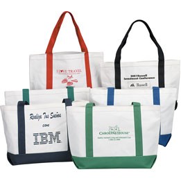 Canvas 2 Tone Boat Tote Bag