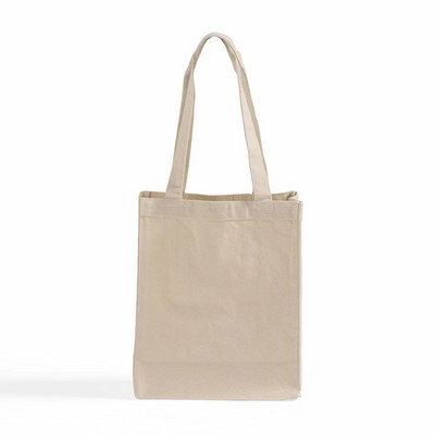 Canvas Gusset Shopping Tote Bag