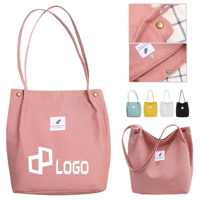 Durable Tote Bags W/ Sanp Closure