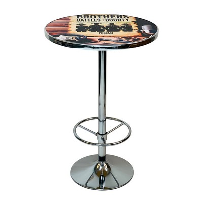 Chrome Bar Table