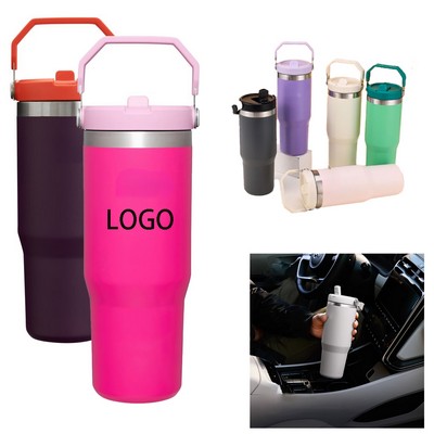 30 oz. Bronx Stainless Steel Travel Mugs w/ Handle