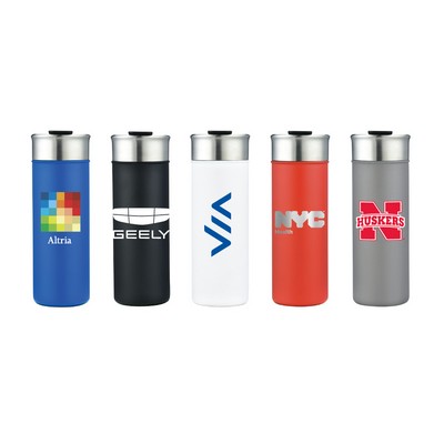 18 Oz. Powder Coated Stainless Double Wall Vacuum Tumbler