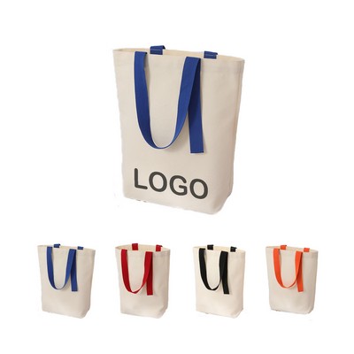 Canvas Bag with Ribbon Detail