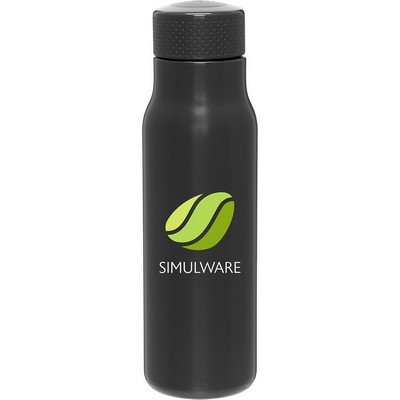 25 oz h2go Tread Water Bottle (Matte Black)