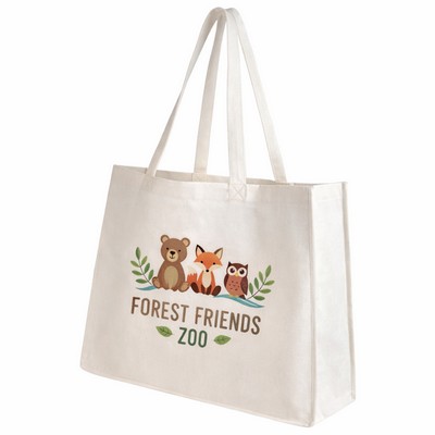 Cotton Canvas Tote Bag, 16" x 13"