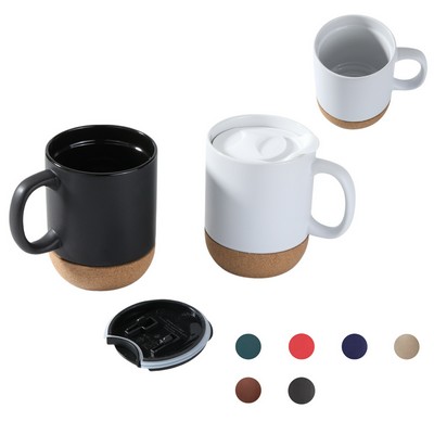 Ceramic Coffee Mug w/ Cork Base