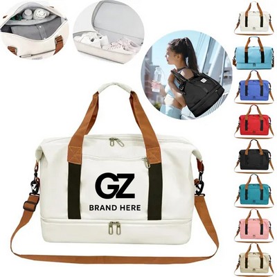 Travel Duffel Bag with Wet Pocket