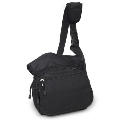 Medium Black Everest® Messenger Bag