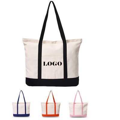 Large Heavyweight Cotton Canvas Tote