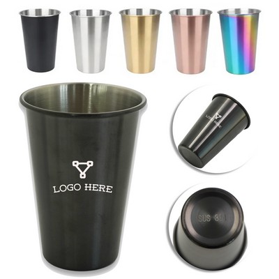 17oz Stainless Steel Beer Cups