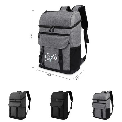Personalized Insulated Cooler Backpack with Compartments
