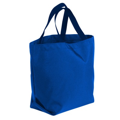 USA & Union Made 600D Poly Convention Expo Tote Bag (17"x13"x4")