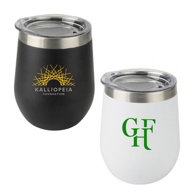 12 Oz. Stainless Steel Wine Tumbler