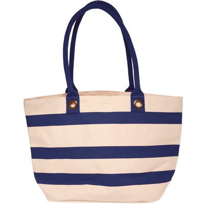 Stripe Seaside Tote Bags