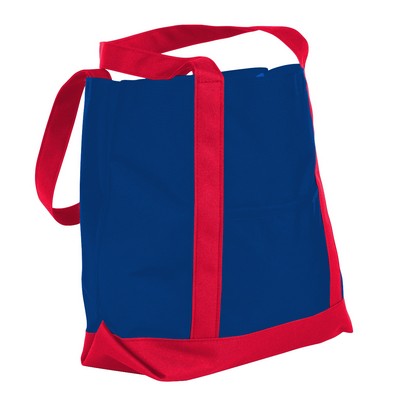 USA & Union Made Reinforced 600 Denier Polyester Boat Tote (10"x11")