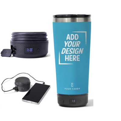 Pour Caddy Go Caddy 18 Oz. Powerbank Tumbler