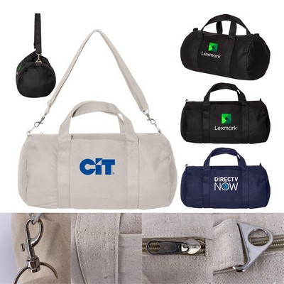 Cotton Canvas Duffel Bag