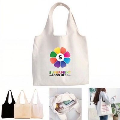 Reusable Cotton Canvas Tote With Handles