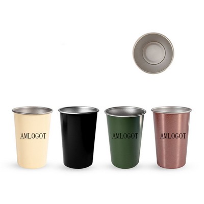 Durable 12oz Stainless Steel Camping Mug